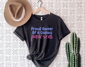 Funny Pancreas Shirt, Funny Diabetic Gift, Useless Pancreas Shirt, Pancreas T-Shirt, Diabetes Awareness, Diabetes Fighter, Diabetes Shirt