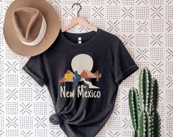 New Mexico Shirt, New Mexico Gift, New Mexico Tee, Women New Mexico Shirt, Cactus Shirt, Desert Shirt, Moving To New Mexico, Albuquerque