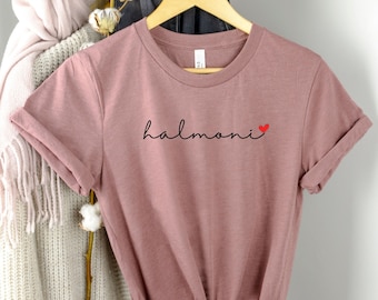 Halmoni Grandma Shirt, Gift For Korean Grandmother, South Korea T-Shirt, Halmeoni Tee, Hangul Gifts, Korean Baby Announcement, Korea Tshirt