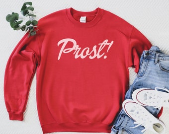 Prost Sweatshirt, Oktoberfest Party Sweatshirt, Wurstfest, Oktoberfest 2025 Shirt, Cheers Sweater, Beer Lover Gift, Drinking Crewneck
