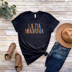La Tia Madrina Shirt, Gift For Tia, Gift For Madrina, First Communion, Gift For Godmother, First Baptism, Latina Shirts, Catholic Shirt