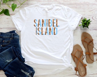 Sanibel Island Camisa Sanibel Florida Camisa Florida Vacaciones Camiseta Vacaciones Spring Break Fl Camisas de Playa Florida Ropa Fort Myers Cape Coral