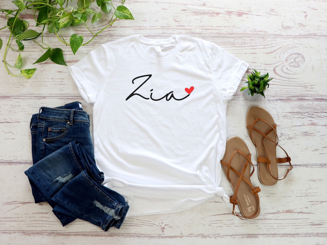 Zia Shirt, Gift for Zia, New Zia Reveal Gift, Baby Announcement Gift