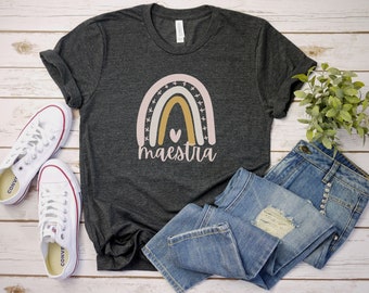 Maestra - Maestra Shirt - Maestra Bilingue - Maestra Siempre - Maestra Gift - Maestra Tee - Spanish Teacher Shirt - Bilingual Teacher Shirt