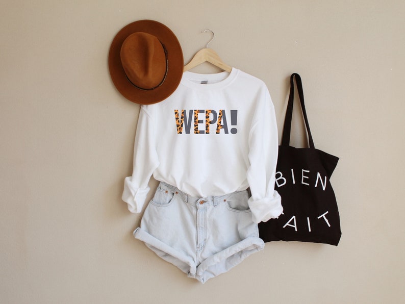 Wepa! Shirt, Puerto Rico Shirt, Puerto Rican Sweatshirt, Puerto Rican Sayings, Boricua Sweatshirt, Bilingual Shirt, Latina Spanish Crewneck bild 2