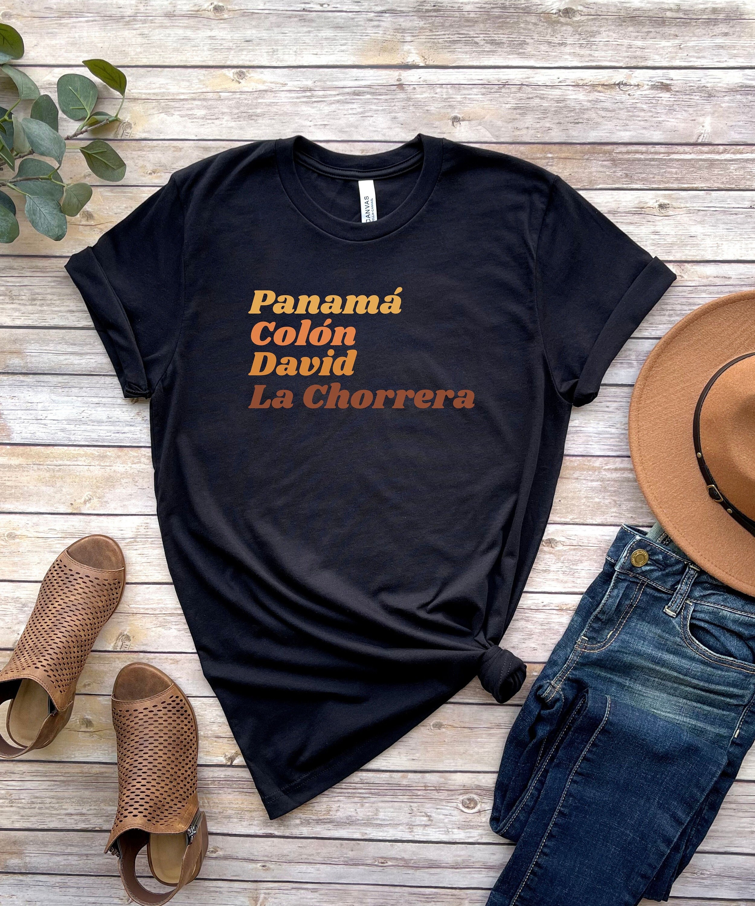 Panama Shirt, Panamena Shirt, Panamanian Shirt, Arranque, Panameña, Panamanian Clothing, Panama Clothing, Latina Tee, Panama Gift