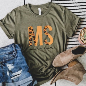 Multiple Sclerosis Shirt, Multiple Sclerosis Gift, Multiple Sclerosis Awareness, MS Shirt Women Men, MS Awareness Shirt, MS Top, Made Strong