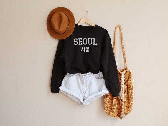 Seoul Sweatshirt Korean Sweater for Women Seoul Gifts South