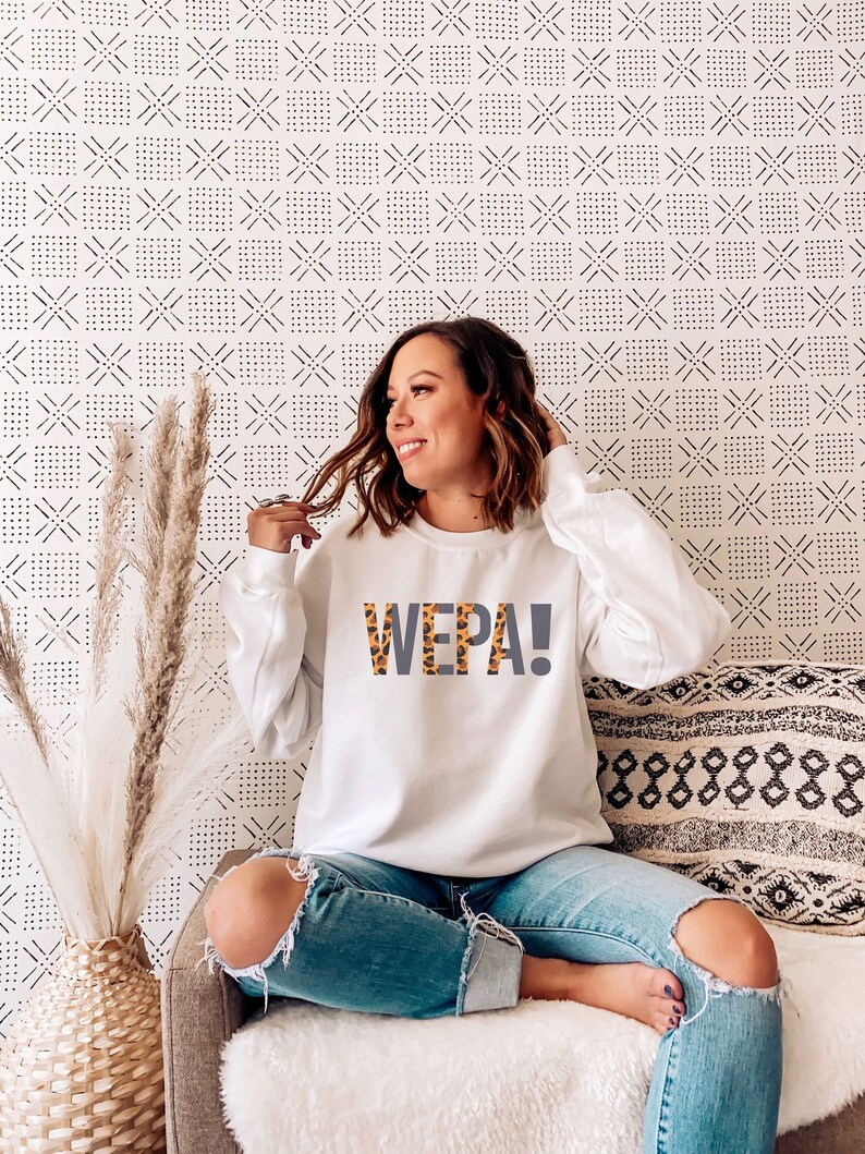 Wepa! Shirt, Puerto Rico Shirt, Puerto Rican Sweatshirt, Puerto Rican Sayings, Boricua Sweatshirt, Bilingual Shirt, Latina Spanish Crewneck bild 1