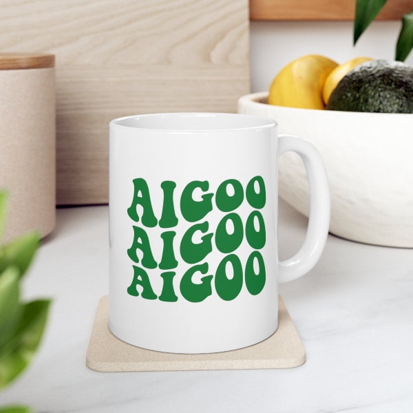 Aigoo, Funny Kdrama Gift, Korean Mug, South Korea Gift, K Drama Fan, K-Drama Lover Gift, Binge Watching Coffee Mug, Korean Gift, K Pop Gifts