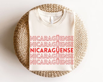 Nicaraguense Shirt, Nicaragua Shirt For Women Men, Regalo Para Nicaraguense, Latina Gift, Spanish Hispanic Shirt, Nicaraguan Tshirt