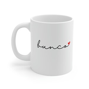 Bunco Mug, Bunco Night, Bunco Game Host Gift, Bunco Gift For Mom Grandma, Bunko Gift, Dice Game, Bunco Party, Game Night, Ladies Night image 4