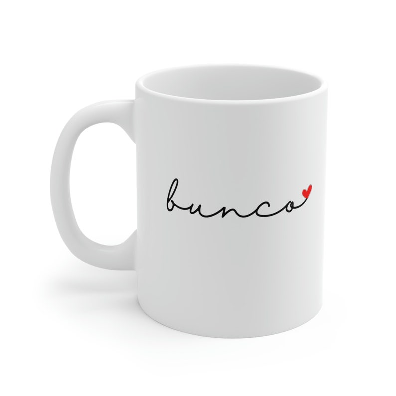 Bunco Mug, Bunco Night, Bunco Game Host Gift, Bunco Gift For Mom Grandma, Bunko Gift, Dice Game, Bunco Party, Game Night, Ladies Night image 4