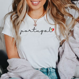 Portugal Shirt, Portugal Gift, Portuguese Fashion, Portuguesa Shirt, Portugal Vacation T-Shirt For Women, Lisbon Tshirt, Europe Shirt