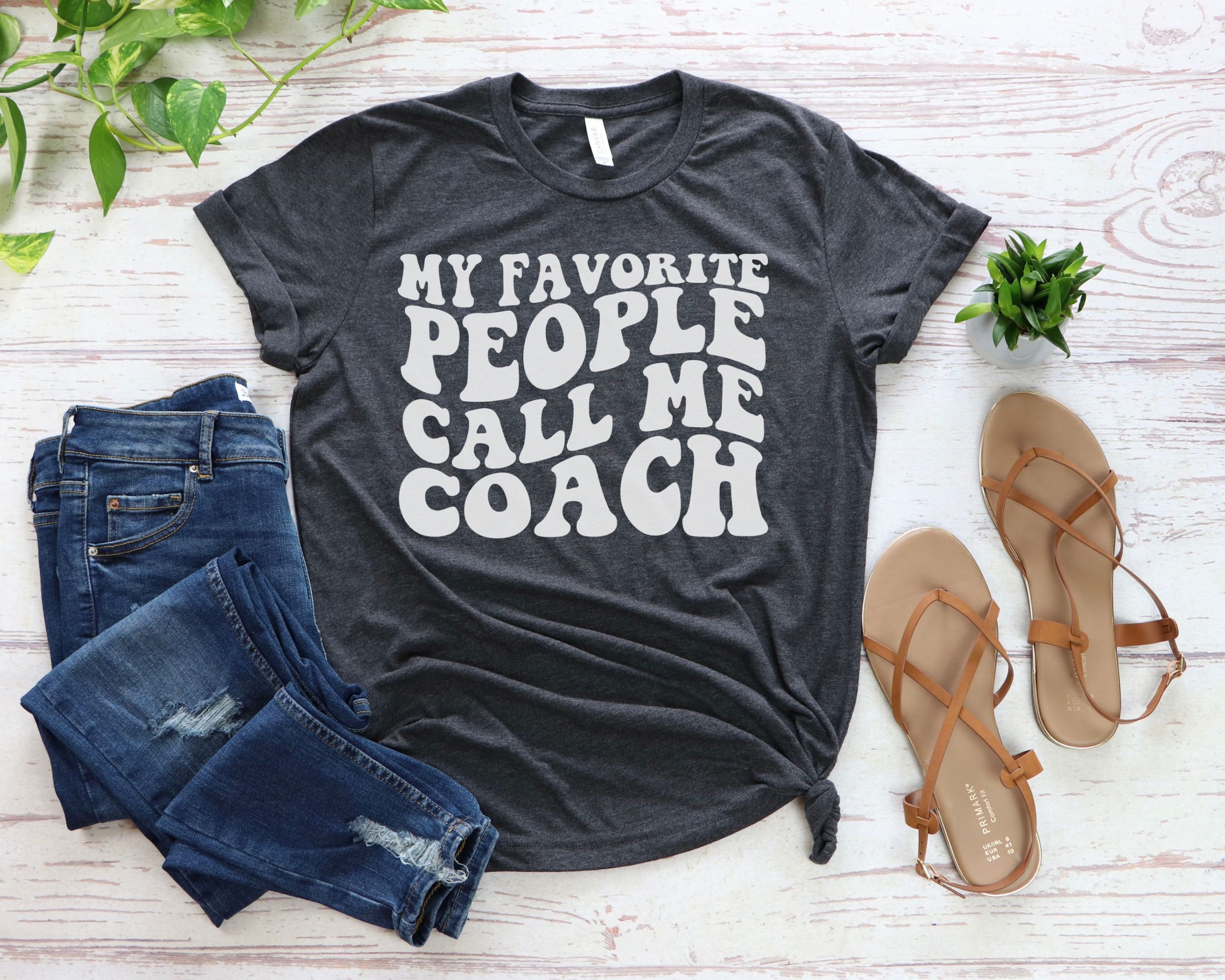 Favorite Coach Groovy Coach Shirt My Favorite People Call Me Coach Sports Shirt Coach ...
