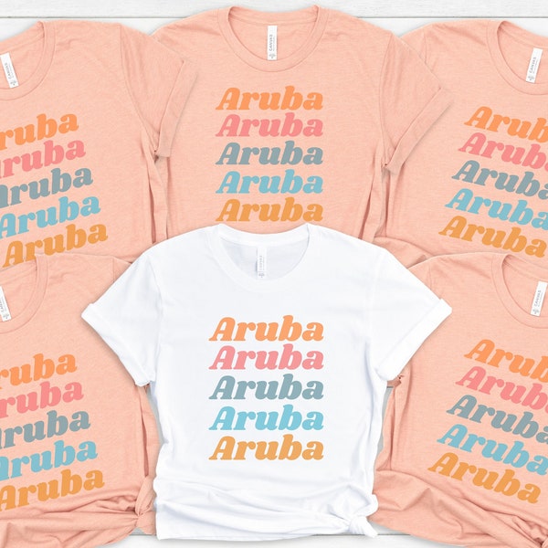 Aruba Vacation Shirt, Aruba Summer Holiday T-shirt, Aruba Family Travel Shirt, Cruise Tees For Women Men Cute Beach Tee Summer Vacation 2022