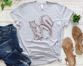 Squirrel Shirt, Squirrel Lover, Squiller Gift, Cute Squirrel Shirt, Women Squirrel Shirt, Men Squirrel Shirt, Squirrel Tee, Squiller, Nuts
