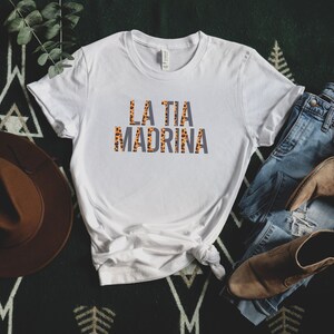 La Tia Madrina Shirt, Gift for Tia, Gift for Madrina, Gift for aunt, Gift for godmother, Godmother Proposal, First Baptism, First Communion
