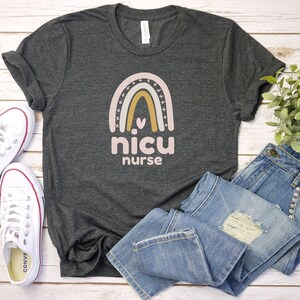 Neonatal Intensive Care Unit | Nicu Nurse Rainbow Shirt | Nicu Nurse Shirt | Nicu Nurse Gift | Nicu Crew Shirt | Nicu Shirt | Nicu Tee