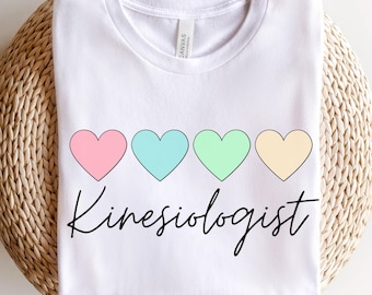 Camiseta de kinesiólogo: camiseta de kinesiología, regalo de graduación para kinesiólogos, regalo perfecto para terapeutas, camiseta para profesionales de la salud