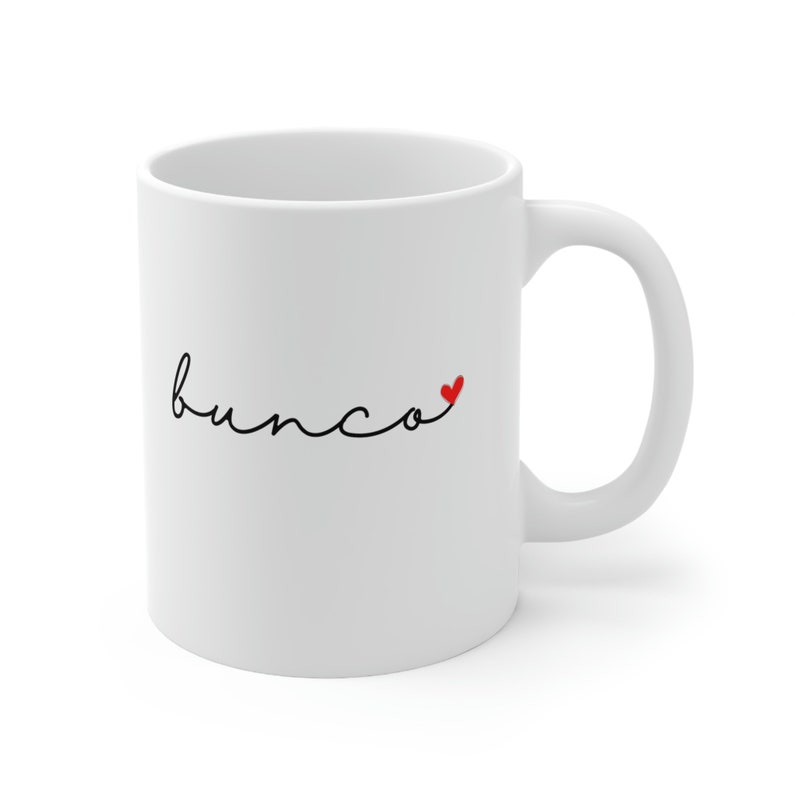 Bunco Mug, Bunco Night, Bunco Game Host Gift, Bunco Gift For Mom Grandma, Bunko Gift, Dice Game, Bunco Party, Game Night, Ladies Night image 6