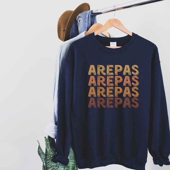 Arepas Sweatshirt, Colombian Food Shirt, Venezuelan Food, Colombia Shirt, Arepas Shirt, Gift For Food Lover, Colombiana Sweatshirt