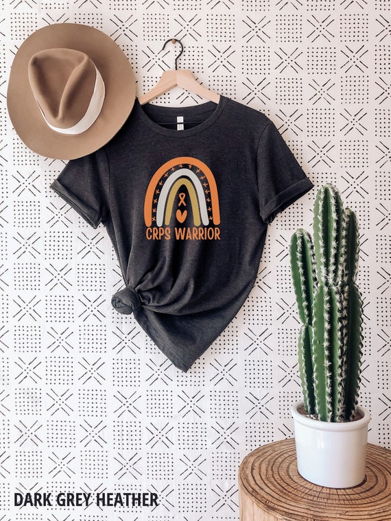 Complex Regional Pain Syndrome Shirt, CRPS Awareness Shirt, CRPS Awareness Ribbon Tee, Orange Awareness Ribbon, Chronic Pain Awareness Shirt
