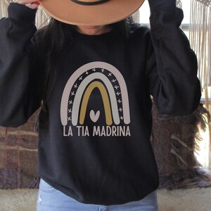 La Tia Madrina Shirt, Gift for Tia, Gift for Madrina, Gift for Aunt, Gift For Godmother, Godmother Proposal, First Baptism, First Communion