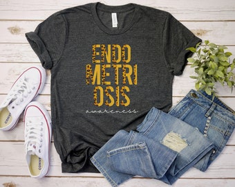 Endometriosis Awareness Shirt, Endometriosis Shirt, Endo Strong, Yellow Ribbon, Endo Shirt, One In Ten, Gift For Endo Warrior, Pcos