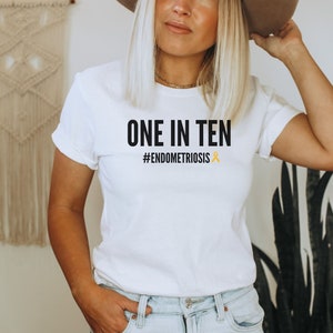 Endometriosis Awareness Shirt, Endometriosis Awareness Ribbon Shirt, Endometriosis Support, Chronic Illness, Yellow Awareness Ribbon Tee