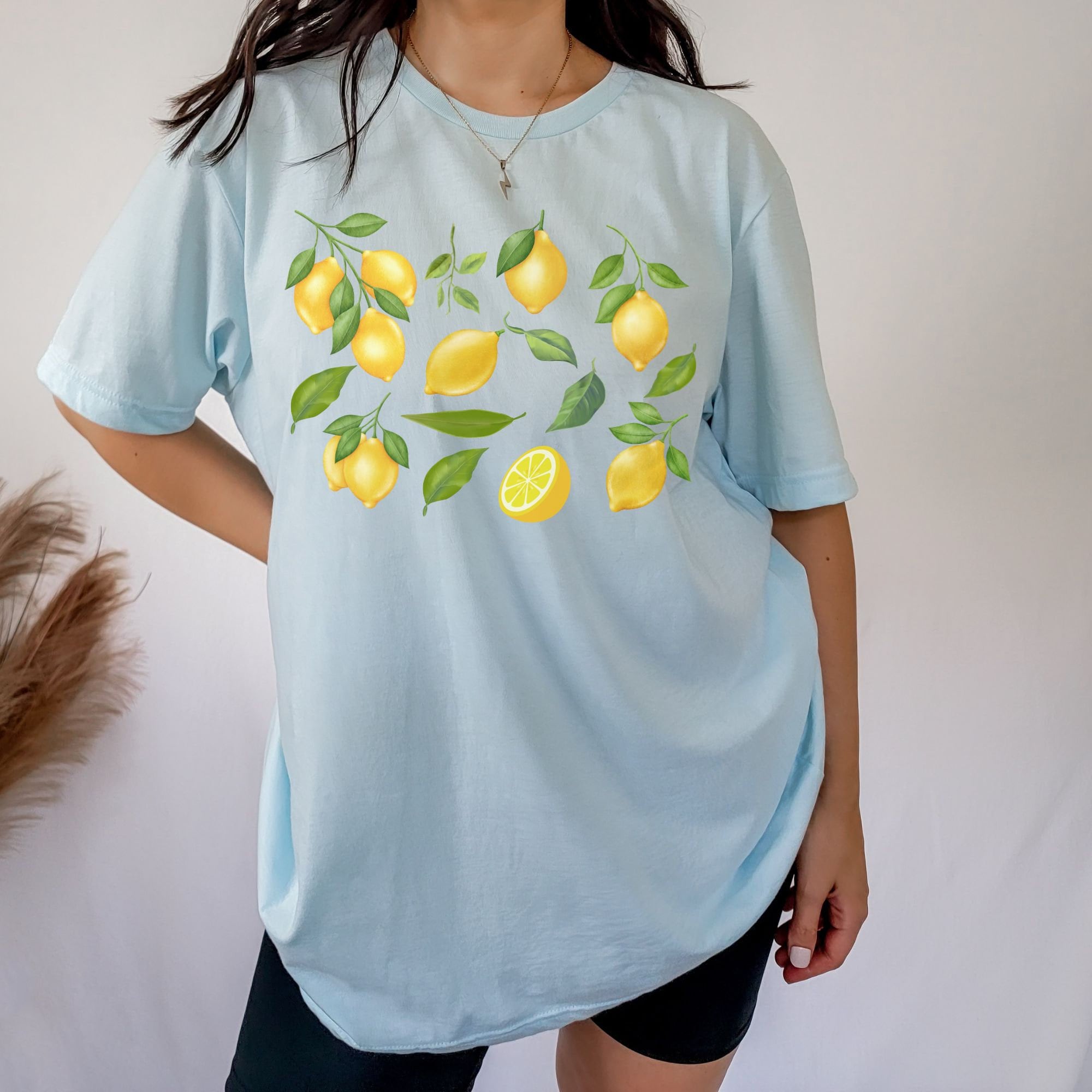 Lemon Shirt Citrus Fruit Shirt Botanical Graphic T-shirt - Etsy