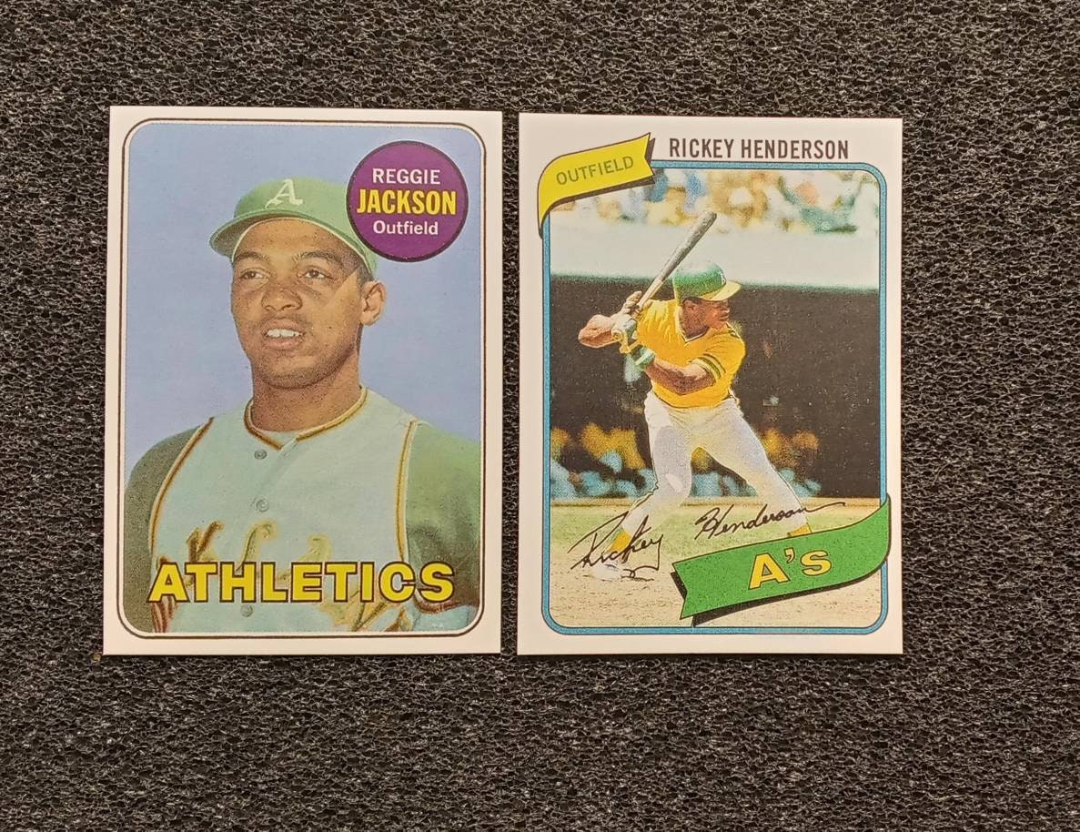 Reggie Jackson Card - Etsy