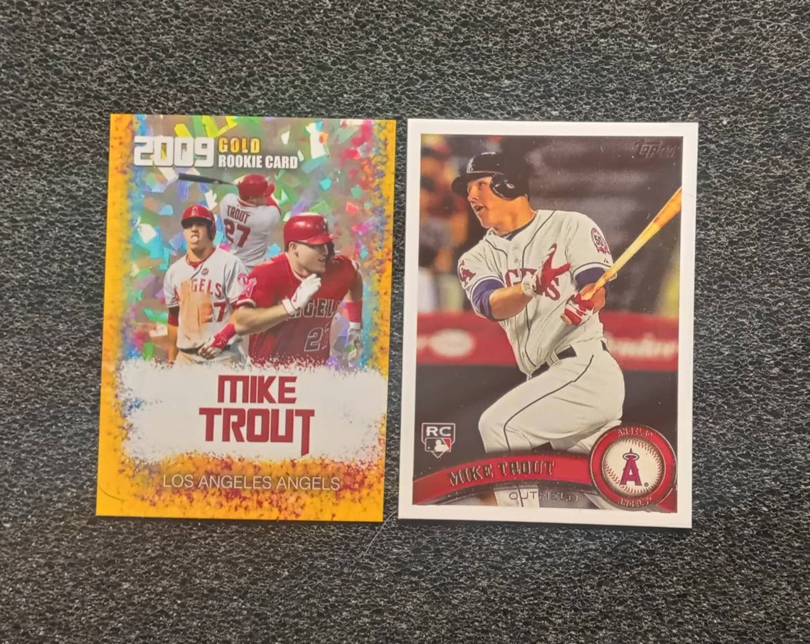 2009 Mike Trout Gold Rookie Custom Card Lot. Reprints Mint Etsy