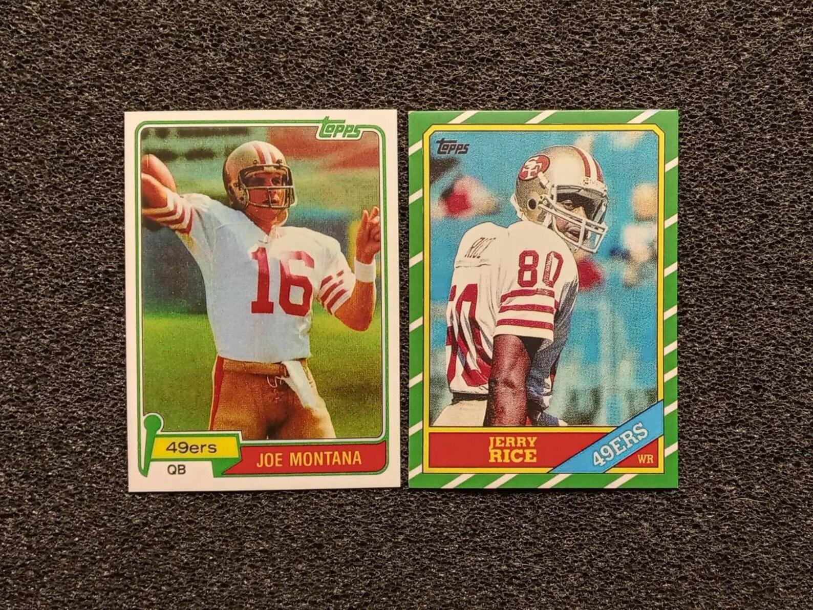 1981 Joe Montana Jerry Rice Rookie Card Lot. Reprints Mint Etsy