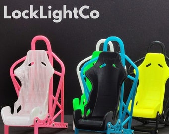 Custom Racing Car Seat Phone Holder Stand - Desktop Home Shop Office - 3D Printed Gift