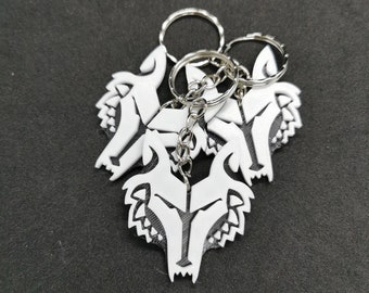 Wolfpack Logo Keychain - 104th Battalion - Star Wars Fan Gift