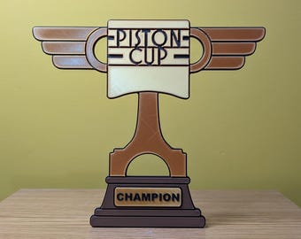 The Piston Cup Cars Wall Sign - Automotive Animated Movie Inspired Sign