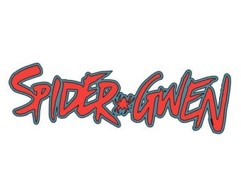 Spider Gwen Comic Sign Logo - 3D Printed - Collectible