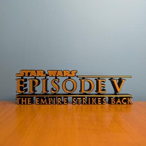 Star Wars Episode 4-6 Freestanding Signs - Personalised Gifts image 2