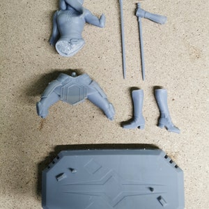 Ahsoka Tano Figure Diorama - Clone Wars - 3D Printed image 10