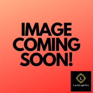 May include: A red-orange gradient background with the words "IMAGE COMING SOON!" in bold black letters. The LockLightCo logo is in the bottom right corner, featuring a black square with a gold geometric design and the company name.