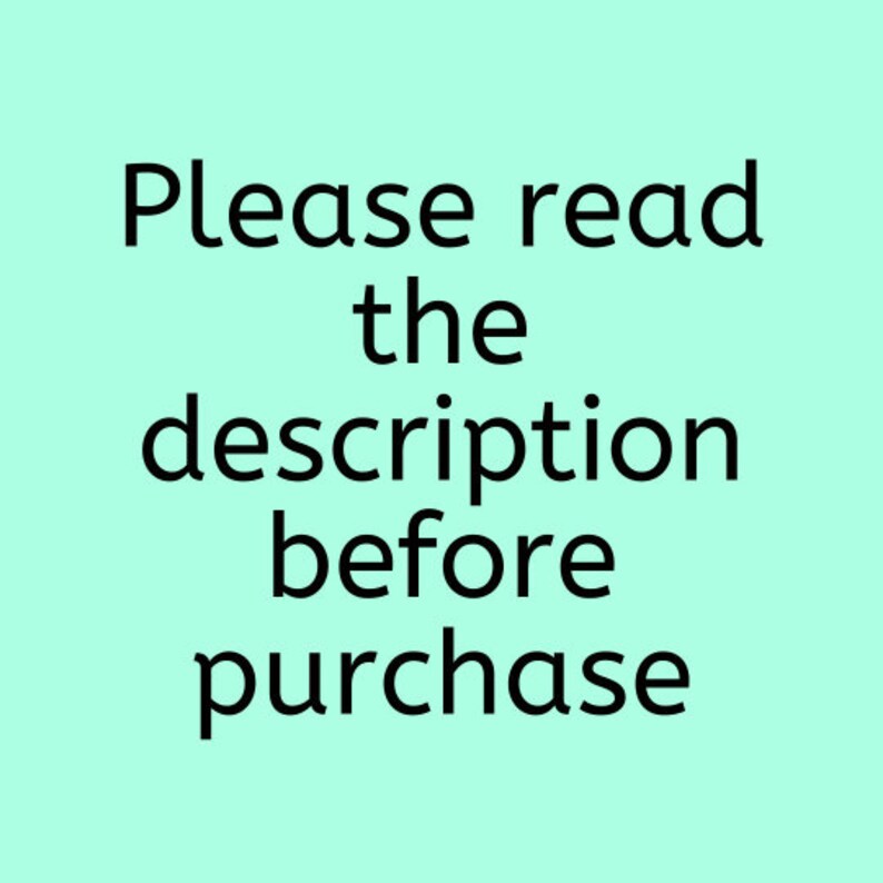 May include: Please read the description before purchase.