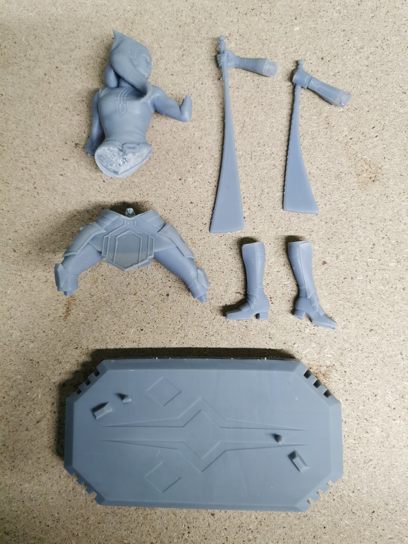 Ahsoka Tano Figure Diorama - Clone Wars - 3D Printed image 9