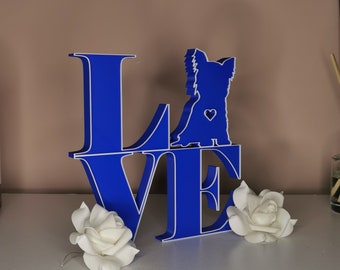 Personalised Dog Love Freestanding Signs - Gift - Animal Lovers - Pets