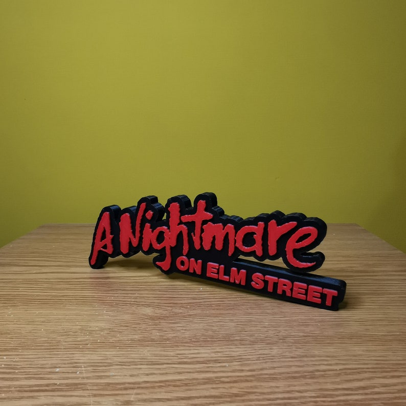 A Nightmare on Elm Street Logo Sign v1 image 4