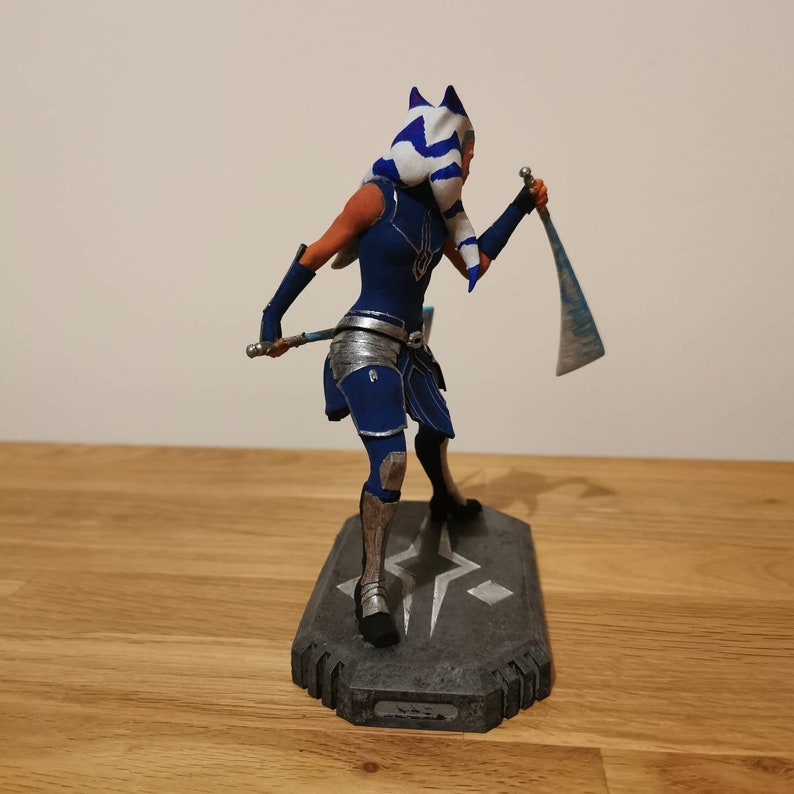 Ahsoka Tano Figure Diorama - Clone Wars - 3D Printed image 5