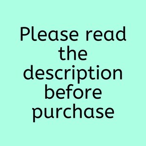 May include: Please read the description before purchase.