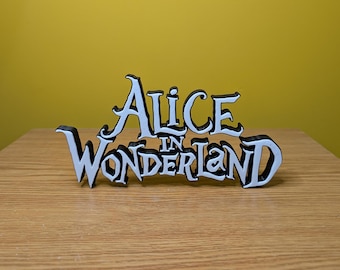 Alice in Wonderland Freestanding Sign