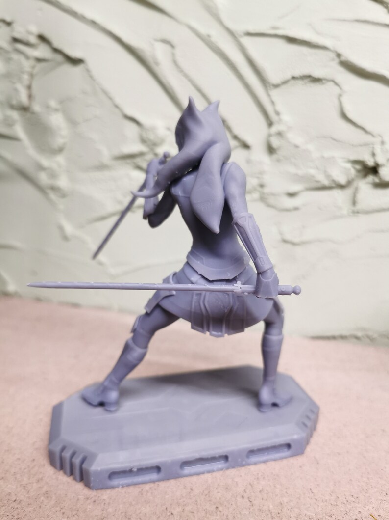 Ahsoka Tano Figure Diorama - Clone Wars - 3D Printed image 8