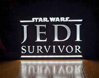 Jedi Survivor LED Sign - Display - Gift